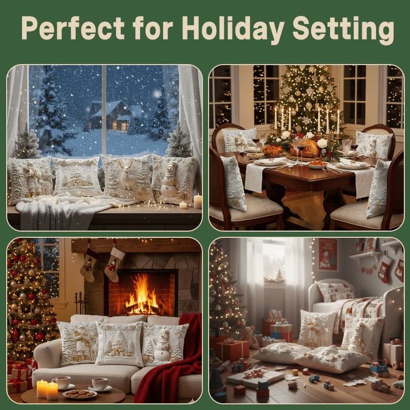 Christmas Cushion Covers Set