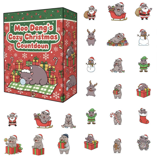 Moo Deng's Cozy Christmas Countdown 2025